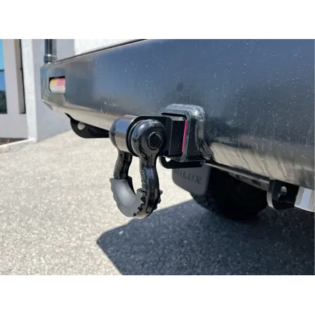 Barre attelage remorquage 50mm acier avec manille de traction 4.7T - N4-Offroad