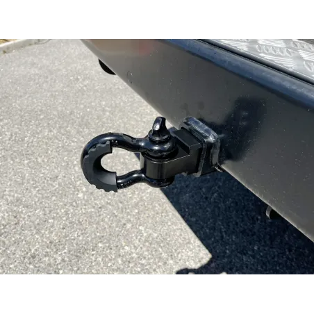 Barre attelage remorquage 50mm acier avec manille de traction 4.7T - N4-Offroad