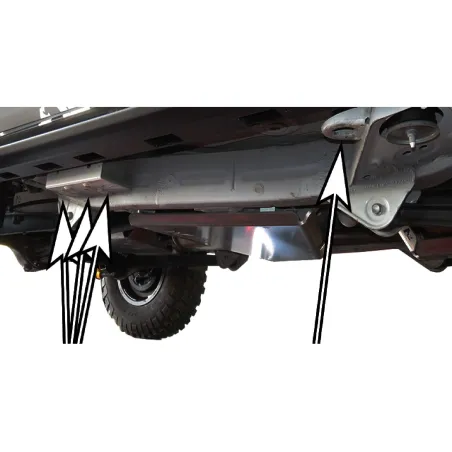 Protections tubulaires de bas de caisse Suzuki Jimny GL N4-Offroad