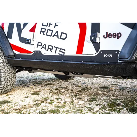 Protections de bas de caisse Jeep Wrangler Unlimited JLU 5 portes N4-Offroad