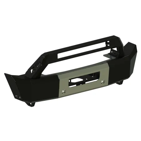 Pare-chocs avant acier Wrangler JL platine treuil intégrée banane courte / sans Radar / sans Antibrouillard N4-Offroad