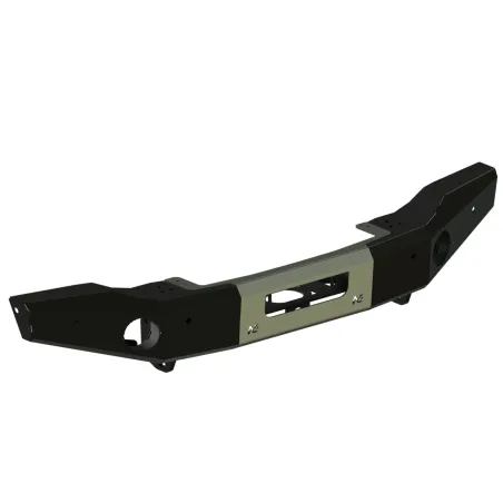 Pare-choc Avant acier Wrangler JL platine treuil intégrée banane longue / avec Radar / avec Antibrouillard N4-Offroad