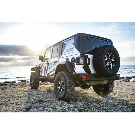 Pare-chocs arrière acier Jeep Wrangler JL JLU N4-Offroad
