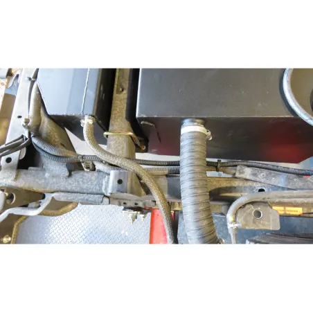 Réservoir supplémentaire auxiliaire inox 160L Toyota HZJ78 et HZJ79 simple cabine N4-Offroad