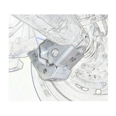 Protection d'amortisseur arrière droit pour Ford Ranger T6-T7-T8 N4-Offroad