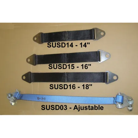 Kit de paire de sangles anti-débattement universel à visser N4-Offroad