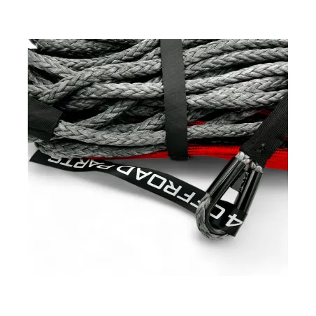 Corde synthétique de treuil 12mm x 28M N4-Offroad - Jusqu'à 6.8T