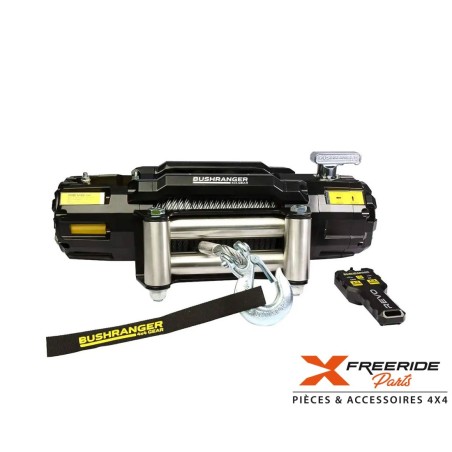 "BUSHRANGER" Treuil Electrique WATERPROOF avec CABLE EN ACIER 4500 KG