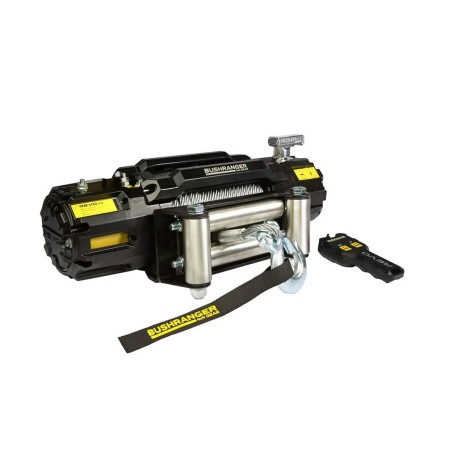 "BUSHRANGER" Treuil Electrique WATERPROOF avec CABLE EN ACIER 4500 KG