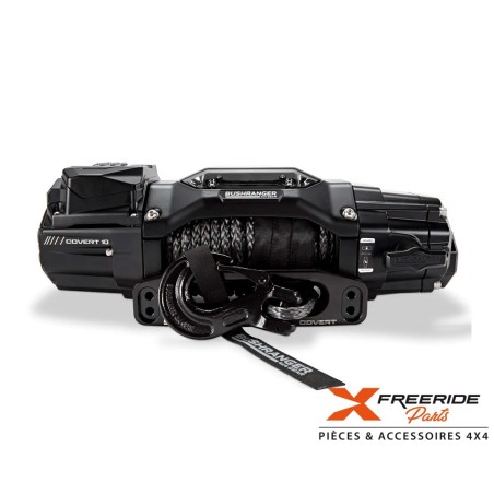 Treuil Électrique "BUSHRANGER COVERT" avec CÂBLE SYNTHÉTIQUE 4500 KG