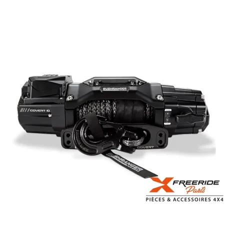 Treuil Électrique "BUSHRANGER COVERT" avec CÂBLE SYNTHÉTIQUE 4500 KG