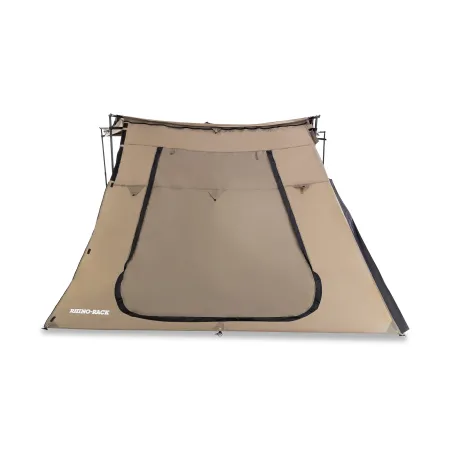 Paroi latérale trapézoïdale avec porte pour auvent Batwing compact Rhinorack