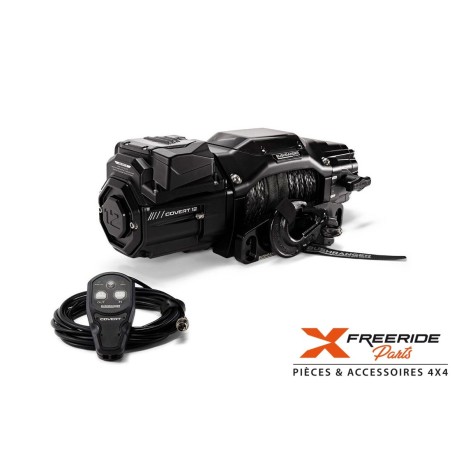 TREUIL 12000-S 12V "BUSHRANGER" COUVERT 5400 KG