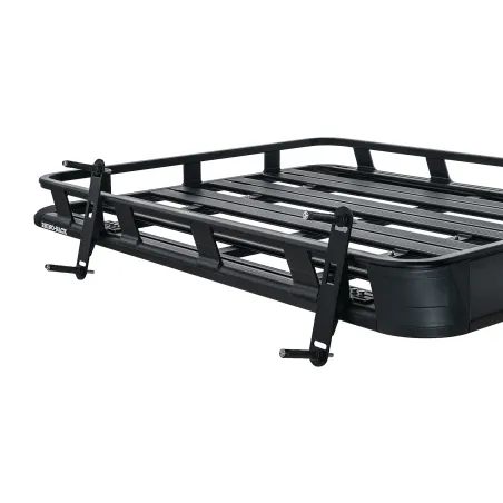 Support de plaque à sable Maxtrax fixation latérale sur galerie Pioneer Rhino Rack