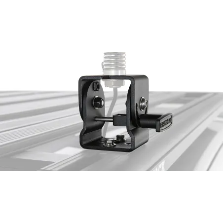 Support pliant rabatable d'antenne ou led pour galerie et barre de toit Vortex et Heavy Duty Rhino Rack