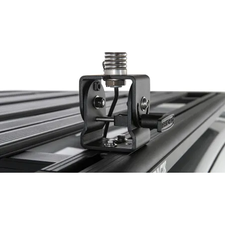 Support pliant rabatable d'antenne ou led pour galerie et barre de toit Vortex et Heavy Duty Rhino Rack