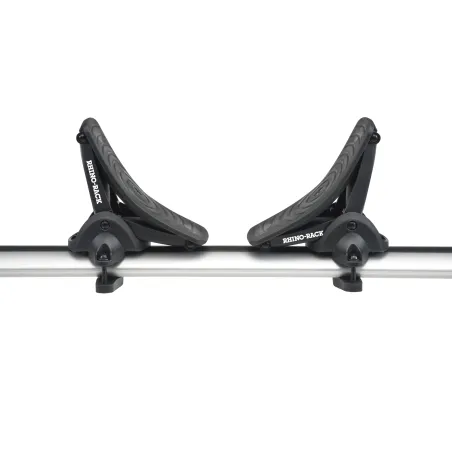 Porte kayak sur barre universelle chargement latéral