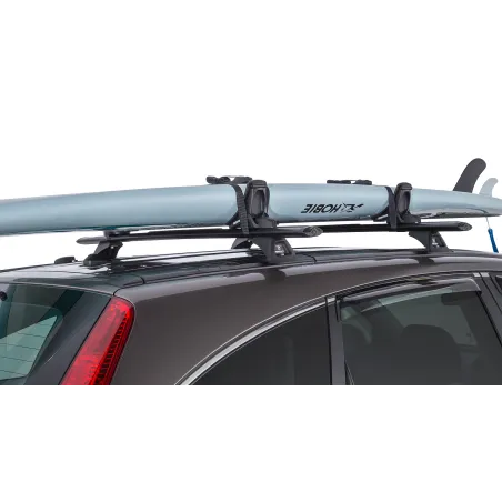 Porte kayak sur barre RHINO (fixé rail) latéral (+HD-FK2 barreHD)