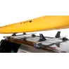 Porte kayak barre RHINO (fixé rail) par l'arrière (+HD-FK2 barreHD)