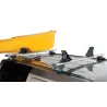 Porte kayak barre RHINO (fixé rail) par l'arrière (+HD-FK2 barreHD)