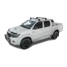 Kit 2 barres de toit Heavy Duty noire 1375mm série 2500 Toyota Hilux Vigo 2005-2015