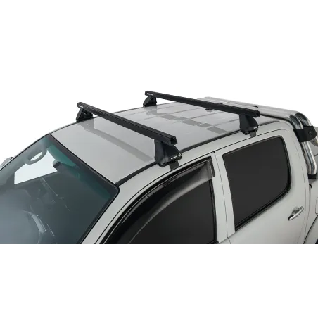 Kit 2 barres de toit Heavy Duty noire 1375mm série 2500 Toyota Hilux Vigo 2005-2015