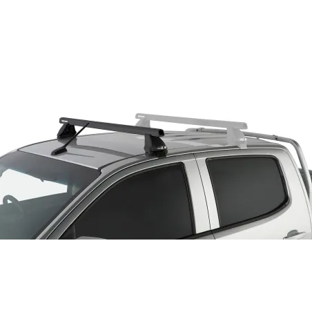 Kit 1 barre de toit avant Heavy Duty noire 1375mm série 2500 Isuzu D-Max Gen II TF 2012-2020