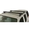 Kit 2 barres de toit noire 1375mm Heavy Duty RLTP Trackmount Nissan Navara D40 2005-2015