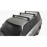 Kit 3 barres de toit noire 1375mm Heavy Duty RL110 Trackmount Nissan Patrol Y61 1997-2017