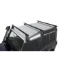 Kit 3 barres de toit noire Heavy Duty 1500mm avec pieds RL210 Land Rover Defender