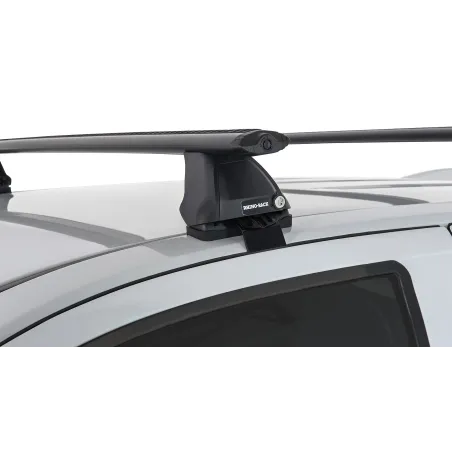 Kit 2 barres de toit noire Vortex 1260mm pied 2500 Isuzu D-Max 2012-2020