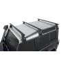 Kit 3 barres de toit 1500mm noire Vortex avec pieds RL210 Land Rover Defender 110 - 130 (Incl. HCPU) 1993-2020
