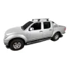 Kit 2 barres de toit Heavy Duty noire 1375mm série 2500 Nissan Navara D40 (RX) 2005-2015