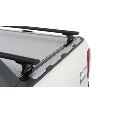 Kit 2 barres de toit noire Vortex 1500mm avec pieds RLT600 Ford Ranger Wildtrak T6-T7-T8 2012-2022