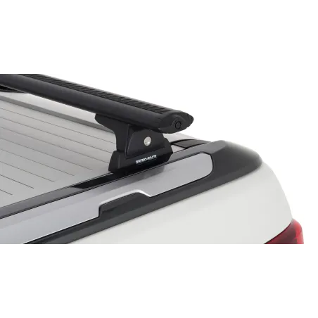 Kit 2 barres de toit noire Vortex 1500mm avec pieds RLT600 Ford Ranger Wildtrak T6-T7-T8 2012-2022