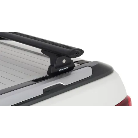 Kit 2 barres de toit noire Vortex 1500mm avec pieds RLT600 Ford Ranger Wildtrak T6-T7-T8 2012-2022