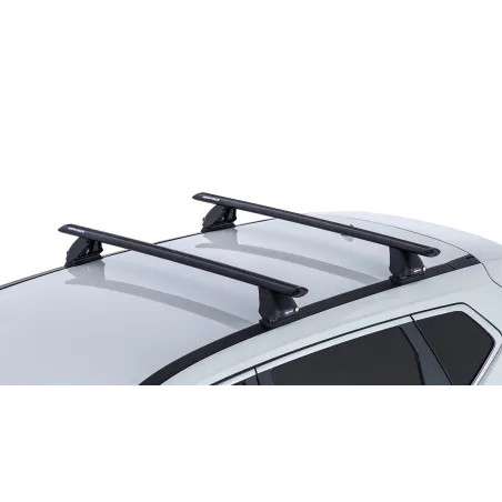 Kit 2 barres de toit noire Vortex 1180mm pied 2500 FMP Nissan X-Trail Gen III T32 2014-2022