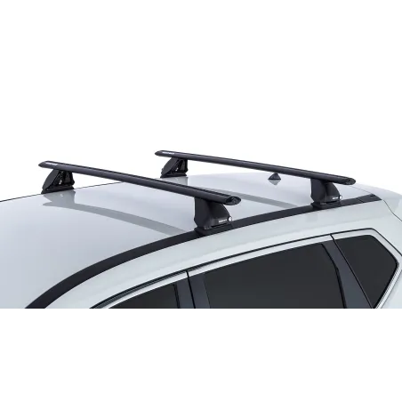 Kit 2 barres de toit noire Vortex 1180mm pied 2500 FMP Nissan X-Trail Gen III T32 2014-2022