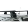 Kit 2 barres de toit noire Vortex 1260mm avec pieds 2500 Nissan Navara NP300 2015-2021