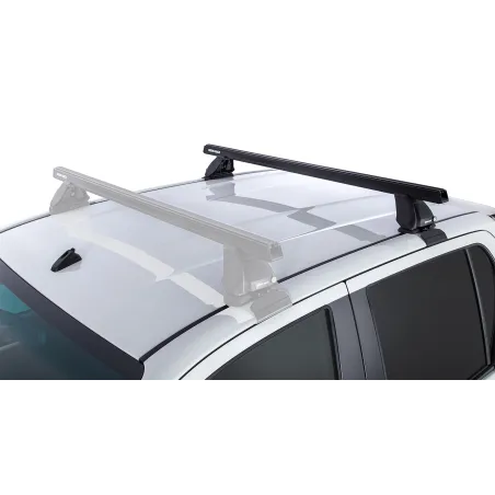 Kit 1 barre de toit arrière 1250 mm noire 2500 Heavy Duty Toyota Hilux Revo 2015-