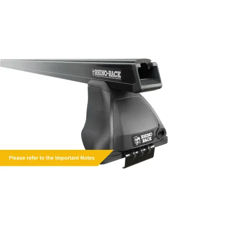 Kit 2 barres de toit Heavy Duty noire 1250mm série 2500 Toyota Hilux Revo 2015-