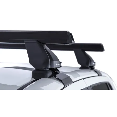 Kit 2 barres de toit Heavy Duty noire 1250mm série 2500 Toyota Hilux Revo 2015-