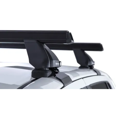 Kit 2 barres de toit Heavy Duty noire 1250mm série 2500 Toyota Hilux Revo 2015-