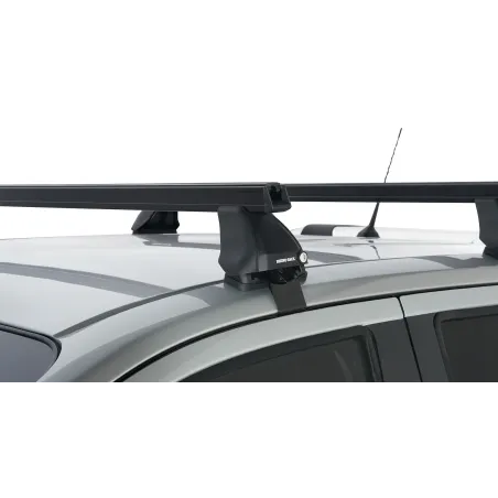 Kit 1 barre de toit noire Heavy Duty 1250mm série 2500 Nissan Navara NP300 2015-2021