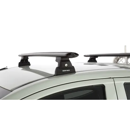 Kit 2 barres de toit noire Vortex 1260 mm RLT600 Ditch Mount Mitsubishi L200 Gen V MQ-MR 2015-