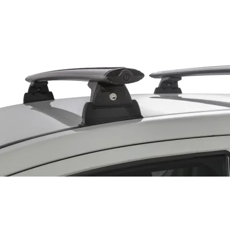 Kit 2 barres de toit noire Vortex 1260 mm RLT600 Ditch Mount Mitsubishi L200 Gen V MQ-MR 2015-