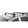 Kit 2 barres de toit noire 1250 mm Heavy Duty RLT600 Ditch Mount Mitsubishi L200 Gen V MQ-MR 2015-