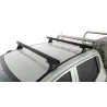 Kit 2 barres de toit noire 1250 mm Heavy Duty RLT600 Ditch Mount Mitsubishi L200 Gen V MQ-MR 2015-