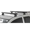 Kit 2 barres de toit noire 1250 mm Heavy Duty RLT600 Ditch Mount Mitsubishi L200 Gen V MQ-MR 2015-