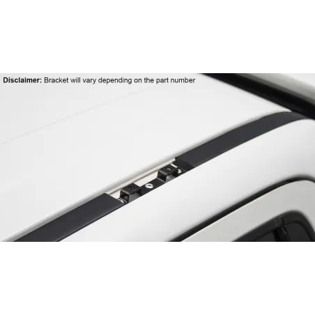 Kit 2 barres de toit noire Vortex 1260 mm RLT600 Ditch Mount Nissan Navara NP300 2015+